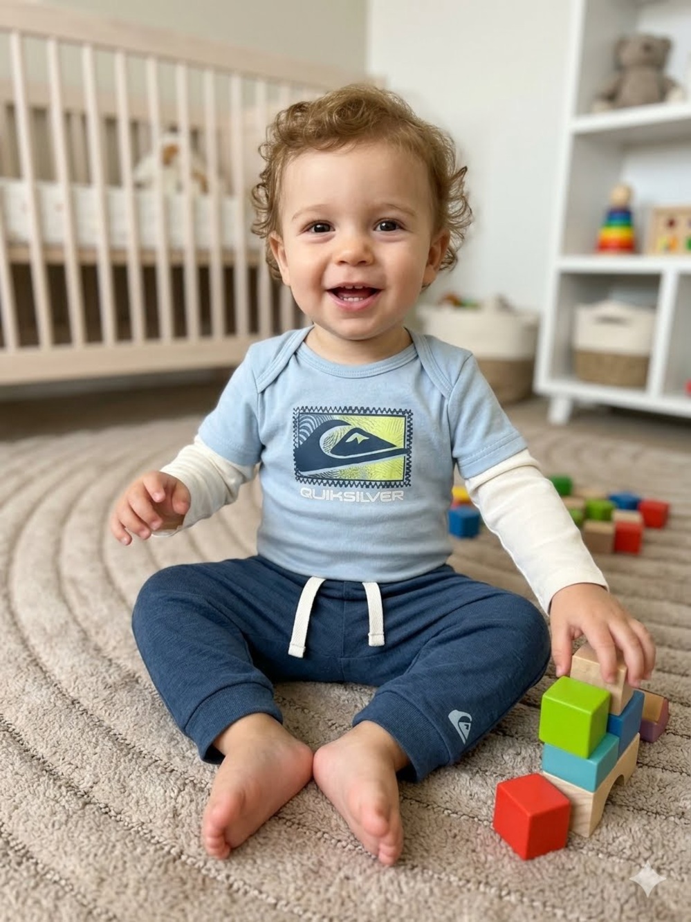 Quiksilver Baby Boy 2-Piece Set (6-9M)